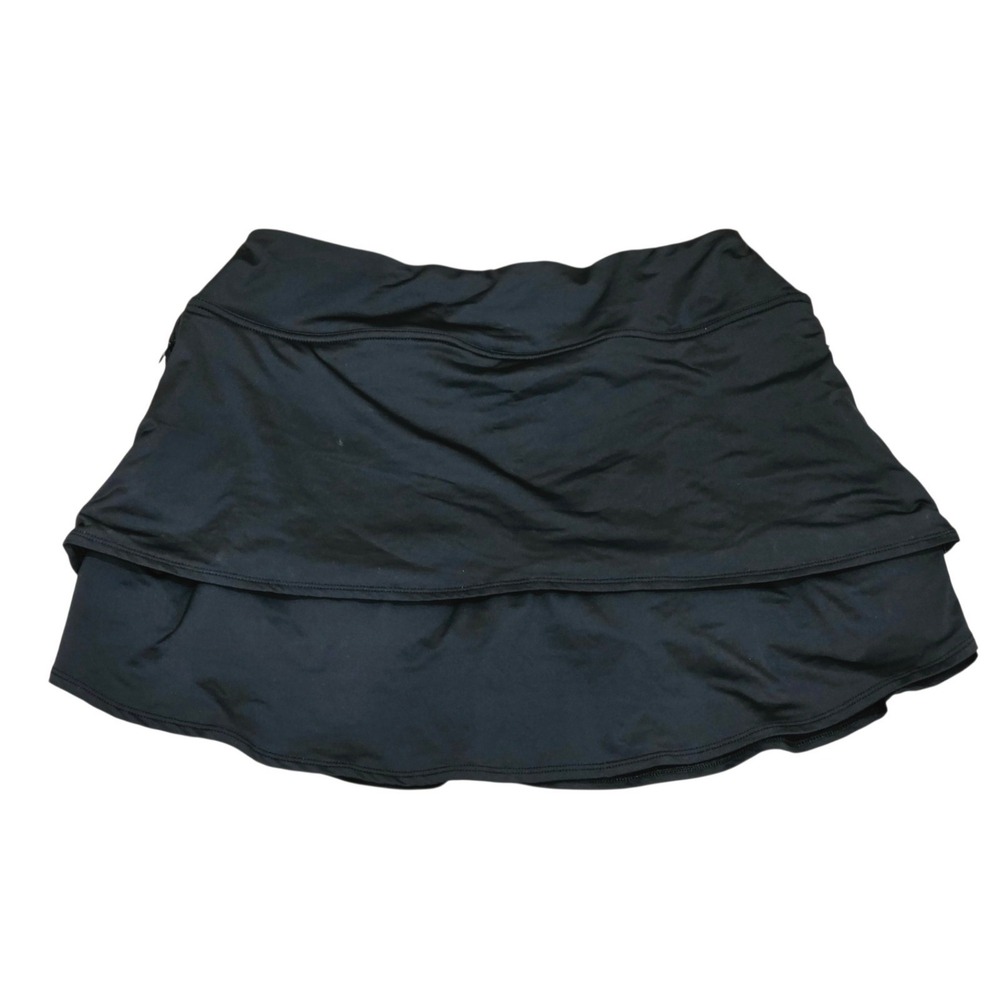 FootJoy Womens Medium Black Golf Skort Athletic Stretch Built In Shorts FJ 45290